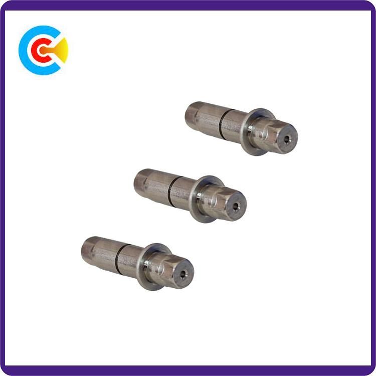 GB/DIN/JIS/ANSI Stainless-Steel/Carbon-Steel Pan/4.8/8.8/10.9 Galvanized Hexgon Non-Standard Pin for Machinery/Industry