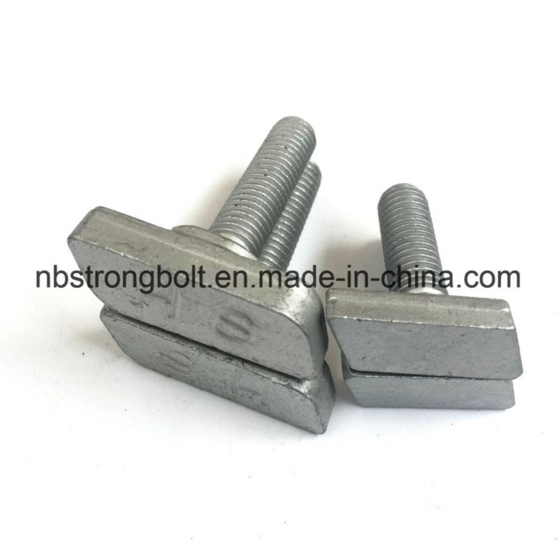 CNC Customization Square Bolt, Zinc Plated/Custmized Square Bolt Factory