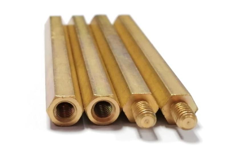 Copper Standoff Male Thread Female Thread Brass Hex Head Screw