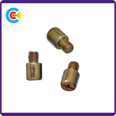 DIN/ANSI/BS/JIS Carbon-Steel/Stainless-Steel 4.8/8.8/10.9 Galvanized Non-Standard Slotted Fillster Screw for Building