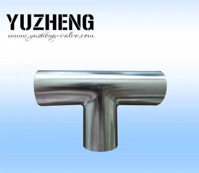 Sanitary 304/316 Tee Outside Mirror Polished