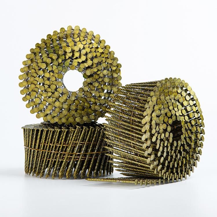 High Quality Blue Coated Iron Wire Coil Nails Wooden Furniture Coil Nails
