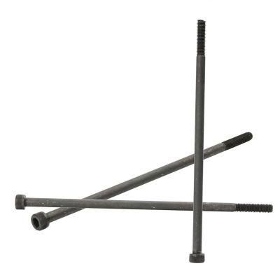 8.8 Grade Oxide Black Extra Long Cap Hexagon Socket Allen Machine Screws Bolts with Knurled Head