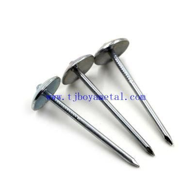 Twisted Shank Umbrella Head Galvanized Roofing Nails with Rubber Washer