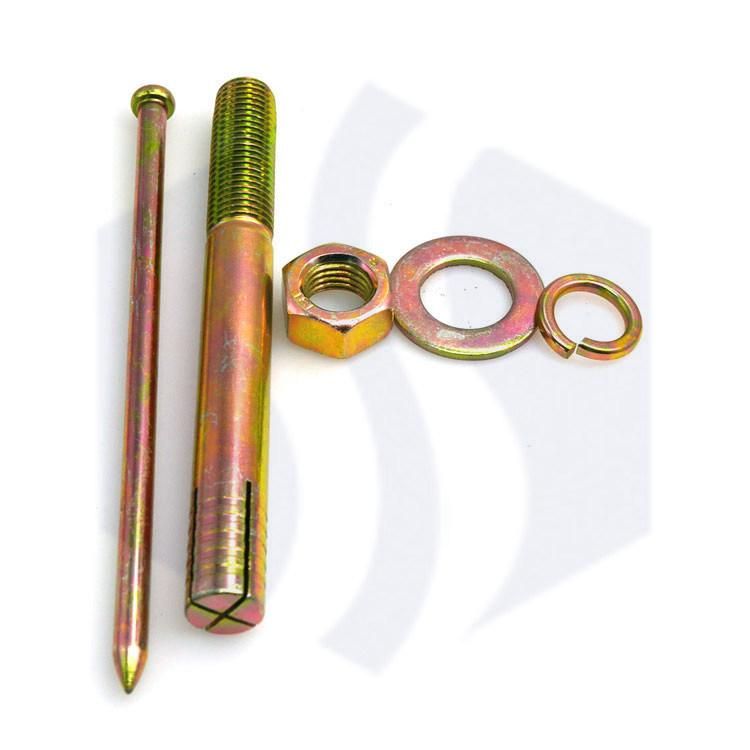 Concrete Heavy Duty Pin Hammer Hit Anchors with Nail Metal Hit Anchor