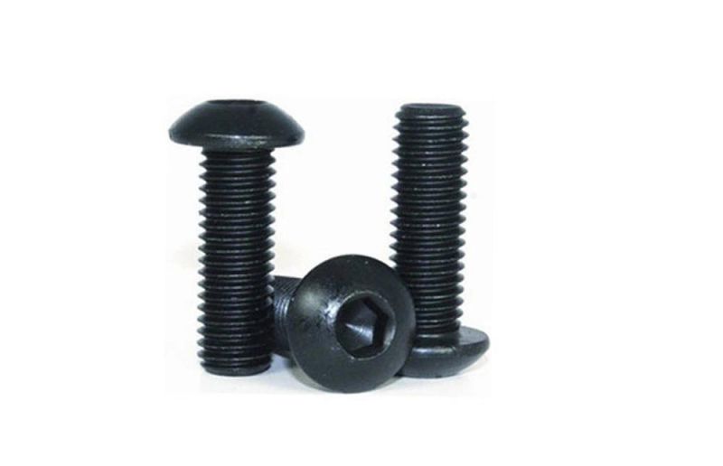 Six-Lobe Drive Round Head Zinc/Black Oxide Machine Screws
