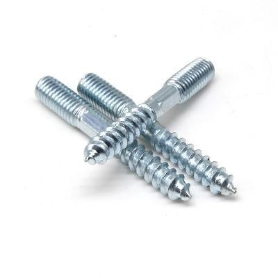 China Wholesale Furniture Hardware Fastener Double Head Thread Hanger Bolt/Furniture Screw for Solar Roof