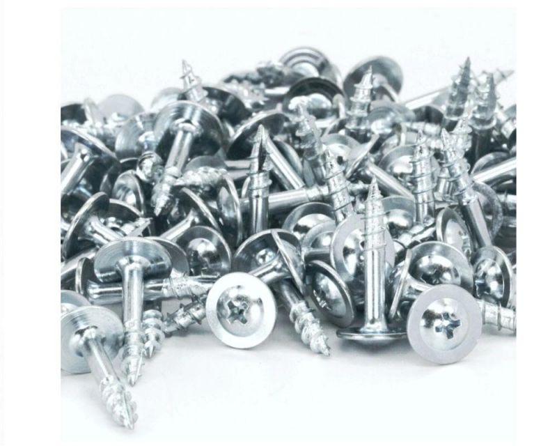 Zinc Steel Deep / Coarse Thread Modified Truss Head Phillips/Torx Drive Wood Construction Screws