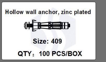 High Quality Heavy Duty Anchors Drywall Anchor Bolt C-Type Hollow Wall Anchor with Hook