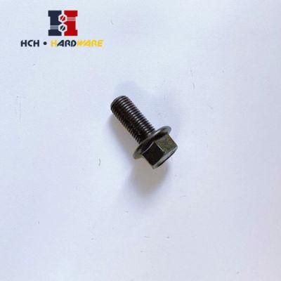 Hex Cap Screw Fastener Zinc Plated Hex Flange Bolt