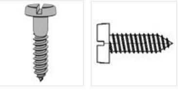 Slotted Pan Head Tapping Screws DIN7971