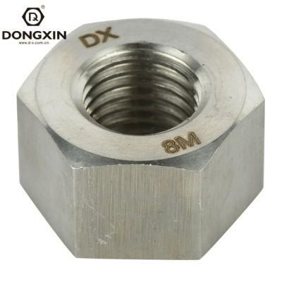 China Factory Wholesale Bolt and Nut Fasteners, M4-M20 2h/20e Hex Head Nuts