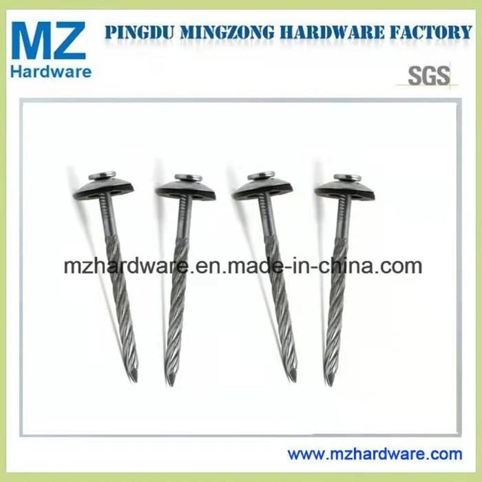 Colorful Steel Roofing Nail 13gx1-3/4" Roofing Nail with Umbrella Head
