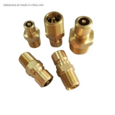 Dme Shut-off Water Thread Brass Hydraulic Hose Fitting
