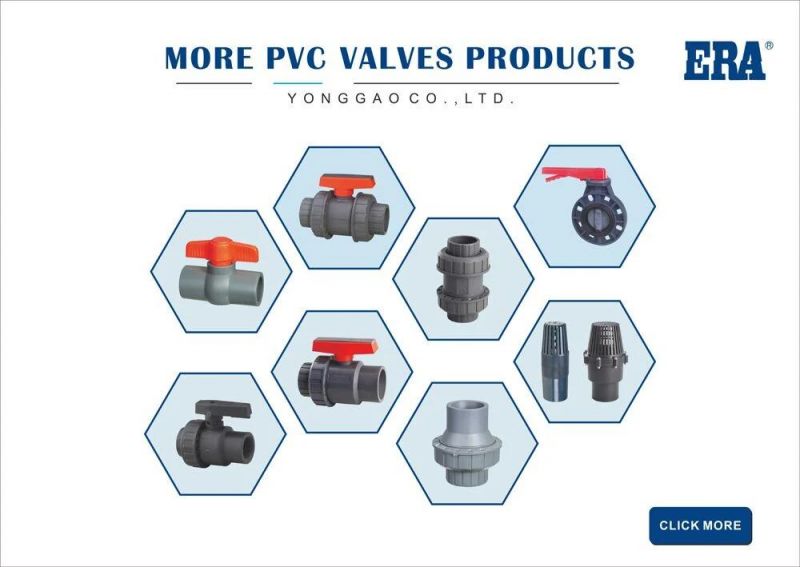 Era Valves PVC Plane Flange & Short Pipe for Flang Pn10 (F1970) with NSF-Pw & Upc