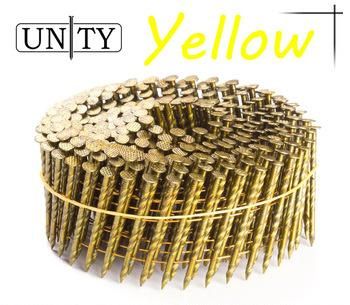 2.5mm*70mm Screw Shank Diamond Point Coil Nails for Pallet Industry