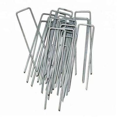 6 Inch Galvanized G Top Circle SOD Staples Landscape Staples