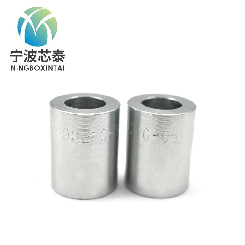 Quality Hydraulic Hose Hydraulic Rubber Hose Ferrule 01200 for China 2 Wire Hose with Great Price Skive Carbon Steel Ferrule for Hydraulic Hose (00210)