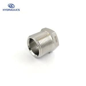 5406 Series Hydraulic Joint Fitting Male Pipe Stainless Steel Plug/Hydraulic Adapter