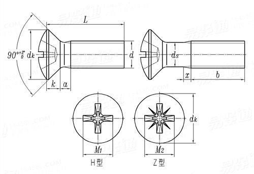 Ss Stainless Steel A2 Motorcycle Parts Fasteners M5X10 DIN 966 Cross Recessed Raised Countersunk Head Machine Screws Made in China