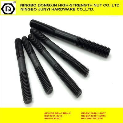 Black Fasteners ASTM A193 B7 Double End Studs