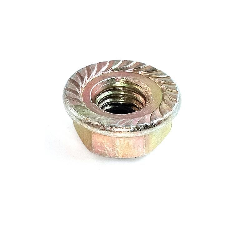 High Quality Carbon Steel Color Zinc Plating DIN6927 Prevailing Torque Type All-Metal Hexagon Nuts