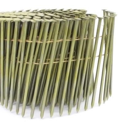 15 Degree 2-1/2 Inch X 0.113 Inch Smooth Shank Bright Wire Collated Coil Nails