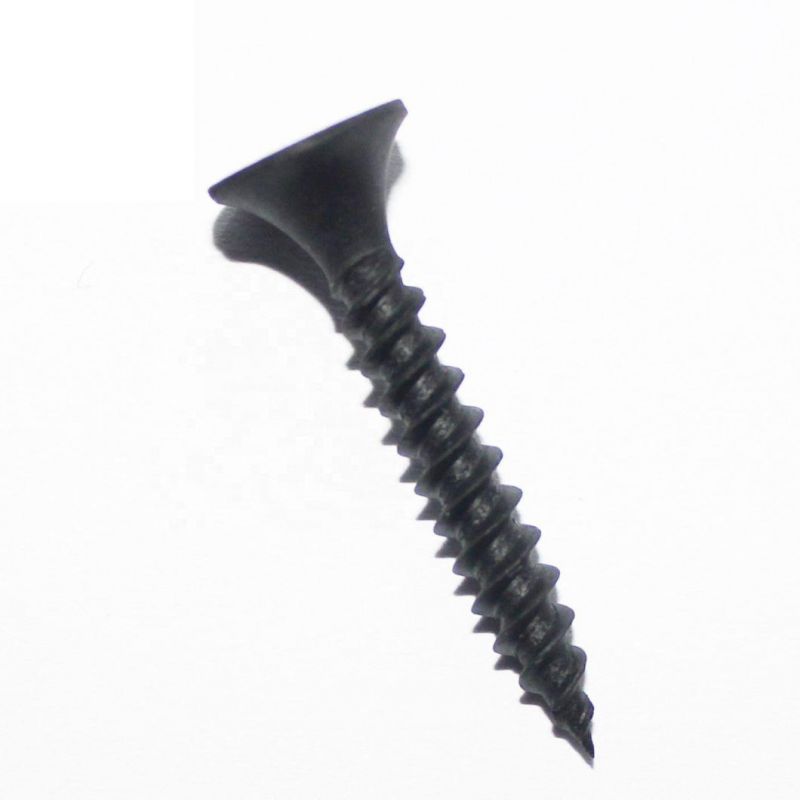 China Manufacturer Fasteners Self Tapping Drywall Screw Black Gray Phosphorus Collated Coarse Thread Wood Screws