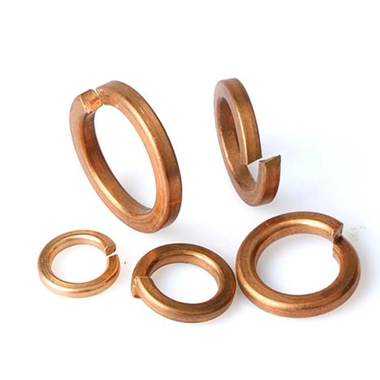 DIN127 Spring Washer Spring Lock Washer Gasket Carbon Steel Yellow Zinc Plated Galvanized