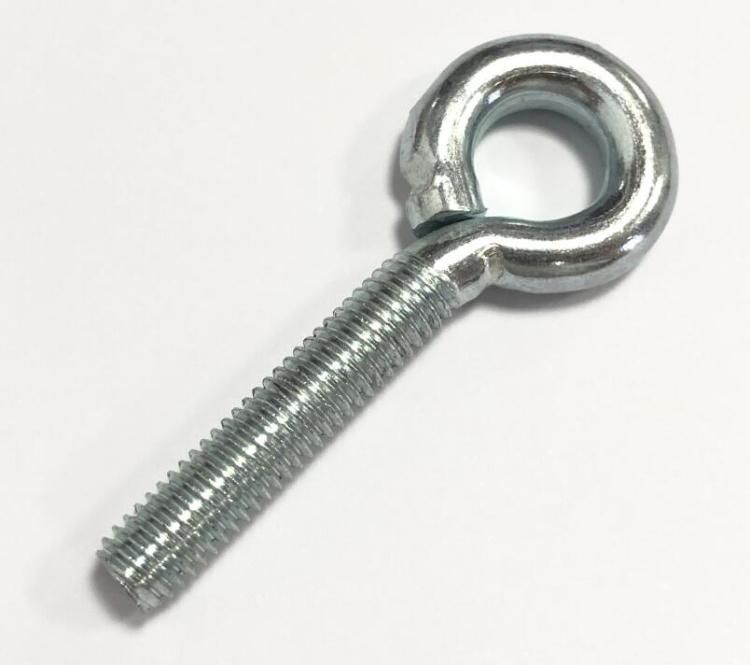 Carbon Steel Eye with Metric Thread Screws Zinc Plated