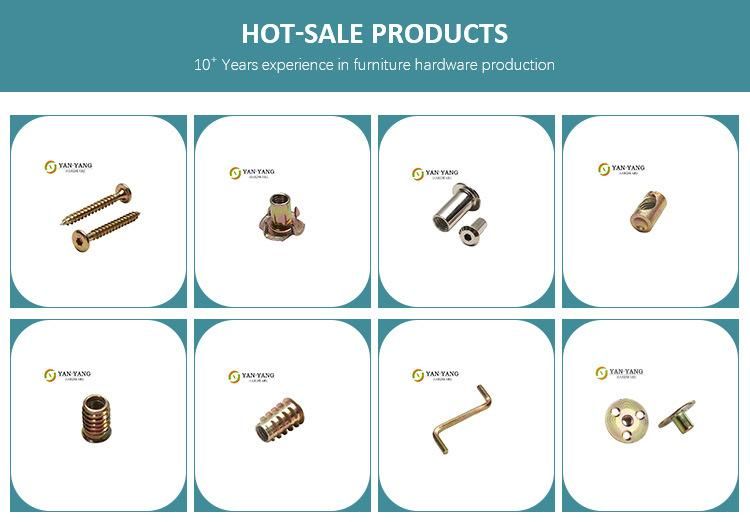 Good Quality Furniture Hardware M10 4 Claws T-Nut
