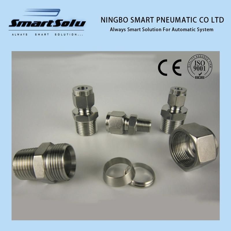 Swagelok PTFE PP PVDF Stainless Steel Brass Compression Fittings