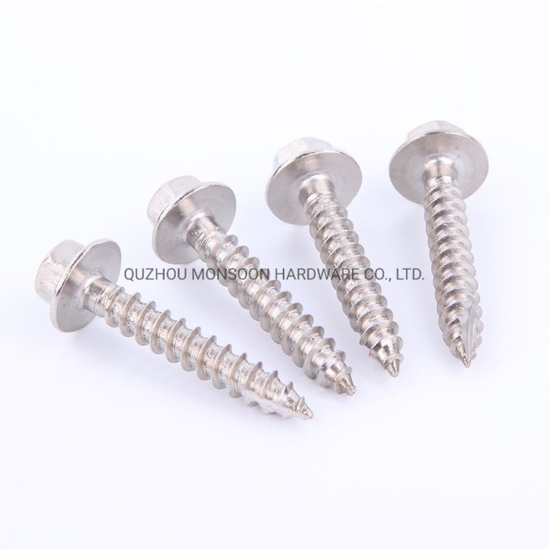 Stainless Steel Hexagonal Head Self Tapping Screws