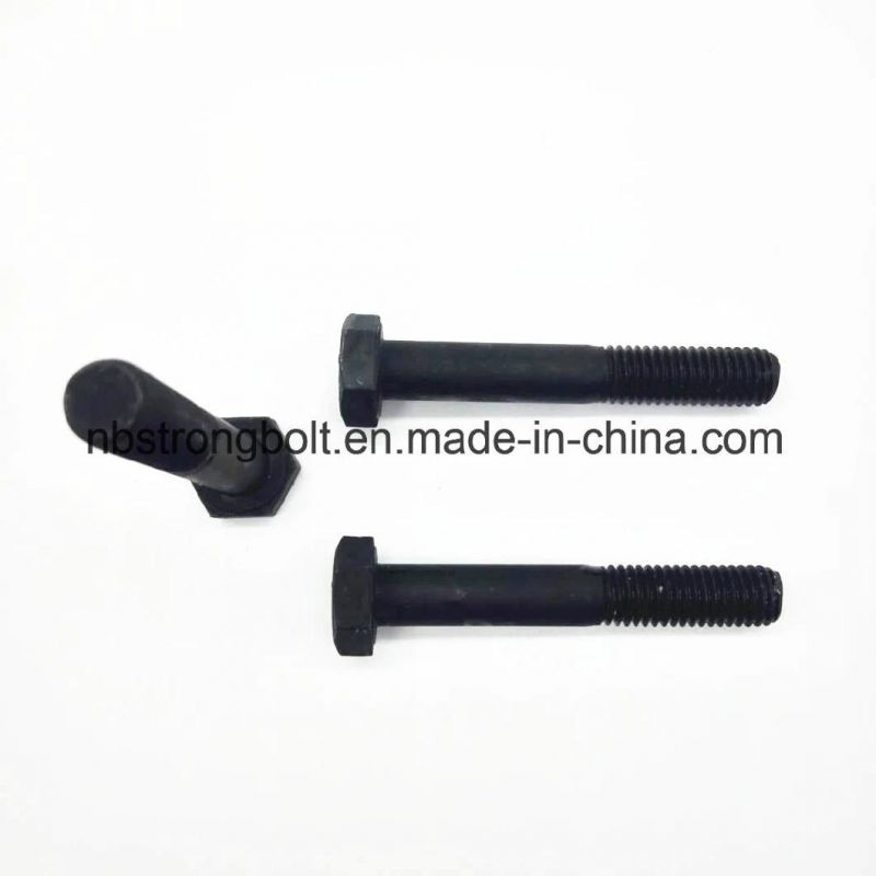 Hex Bolt Cl. 10.9 with Hole Black