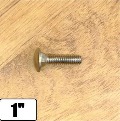 1/4&quot; -20 X 1&quot; Carriage Bolts DIN603 Square Neck Mushroom Round Head Carriage Bolt