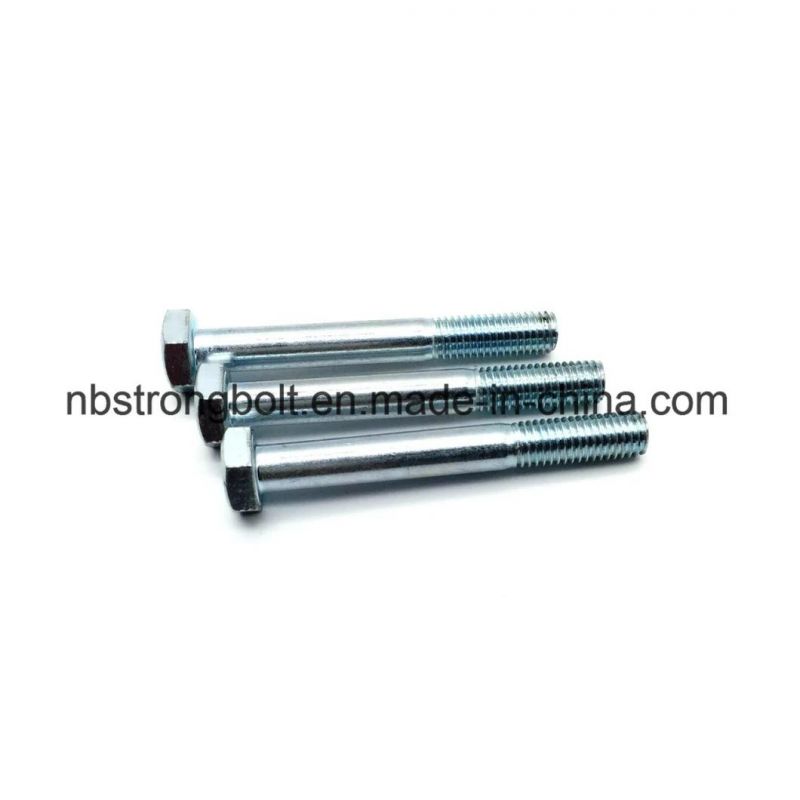 DIN931 Hex Bolt, Hex Cap Screw Gr. 10.9 Zinc