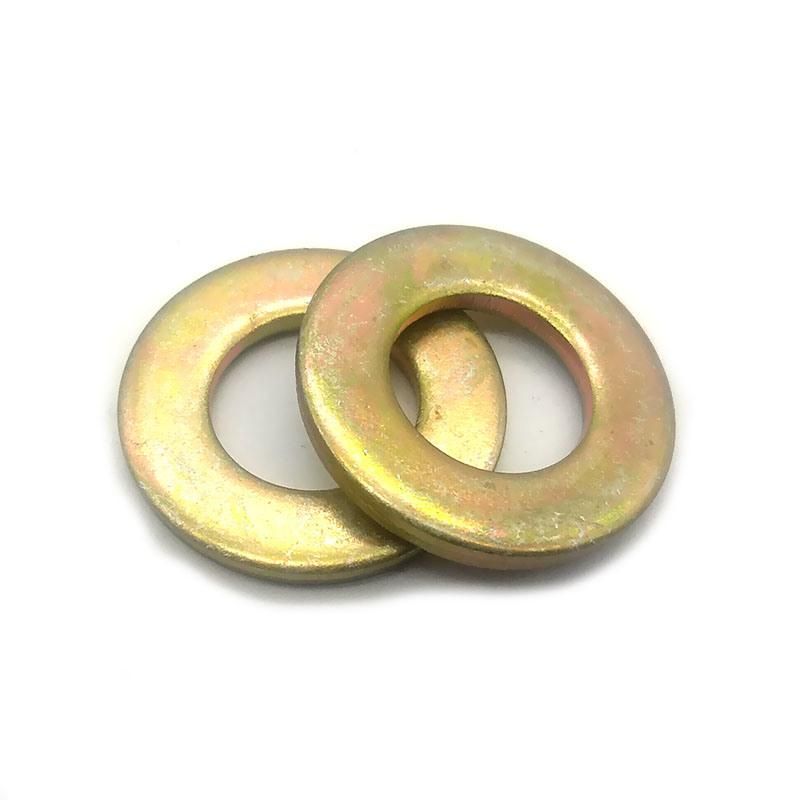 DIN125 Carbon Steel Yellow Zinc Plated Galvanized Plain Washer Flat Washer