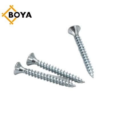 China Manufacturer Yellow Color Pan Pozi Head Chipboard Wood Screws Chipboard Fasteners Screw