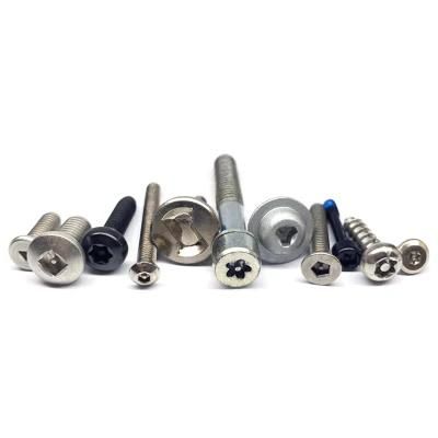 Csk Button Pan Round Head Torx Pin Custom Security Screws Anti-Theft