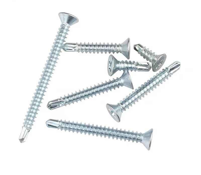 DIN 7504 Cross Recessed Countersunk Head Drilling Screws Stainless Steel Self Drilling Screw