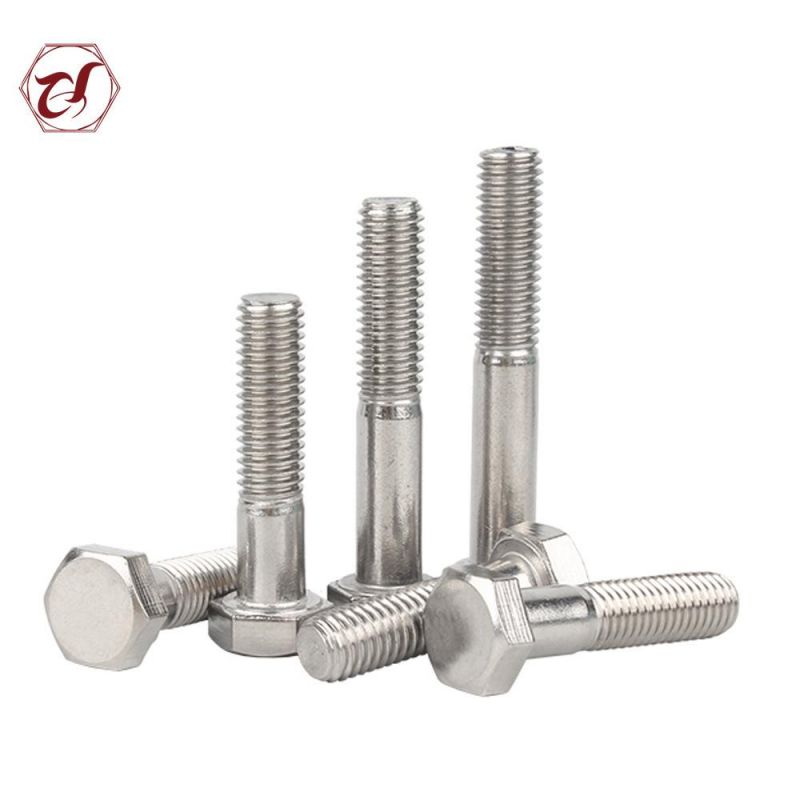 DIN931 Stainless Steel 304 Half Thread Hex Head Bolt M8*50mm