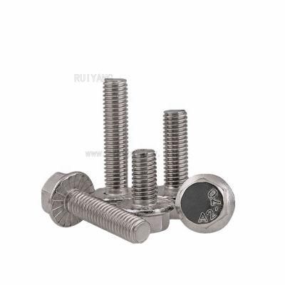 Titanium Bolt Hex Head Flange Screw