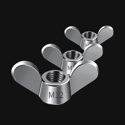 Customized Stamped Stainless Steel Zinc Plated Butterfly Wing Nut