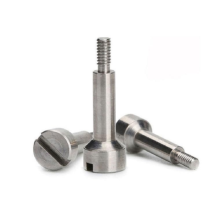 DIN923 Ss 316 304 Stainless Steel Slotted Cheese Head Screw with Shoulder