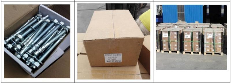 Factory Made Wedge Anchor Zinc Plating in High Quality