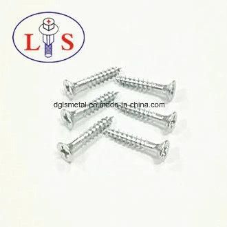 Double Countersunk Head Pozidriv Screws with Blue Zinc Plated