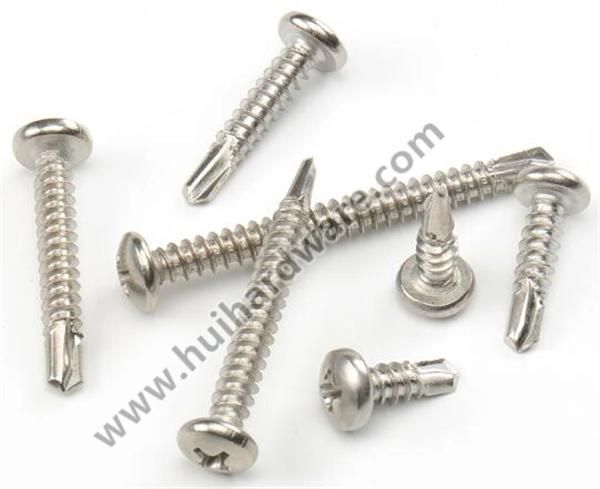 Stainless Steel 410 Pan Head Phillips Self Drilling Screws