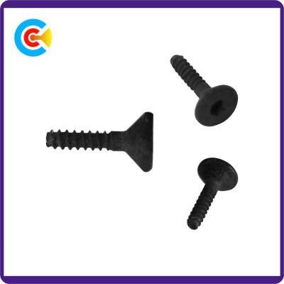 DIN/ANSI/BS/JIS Carbon-Steel/Stainless-Steel Han-Twist Hexgon Countersunk Head Screw for Building Railway