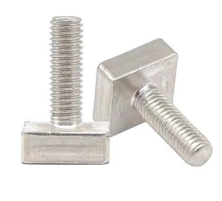 Customized SS304 Stainless Steel Square Head Bolt