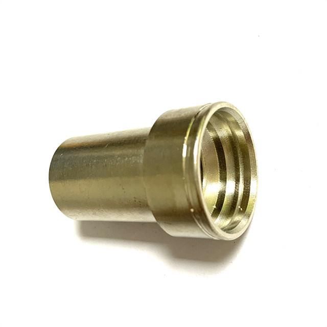 Stalubli Prl08 Brass Male Extension Hydraulic Hose Connector Fitting with Plated